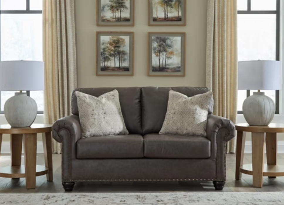 Ashley 55503 Roxmere Brown Sofa & Loveseat