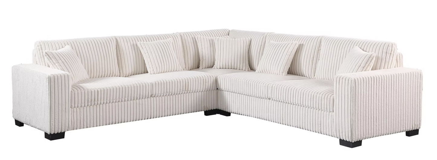 S861 Comfy II Cream Oversized Sectional