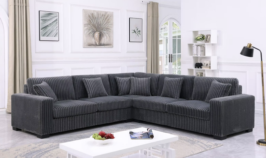 S861 Comfy II Grey Oversized Sectional