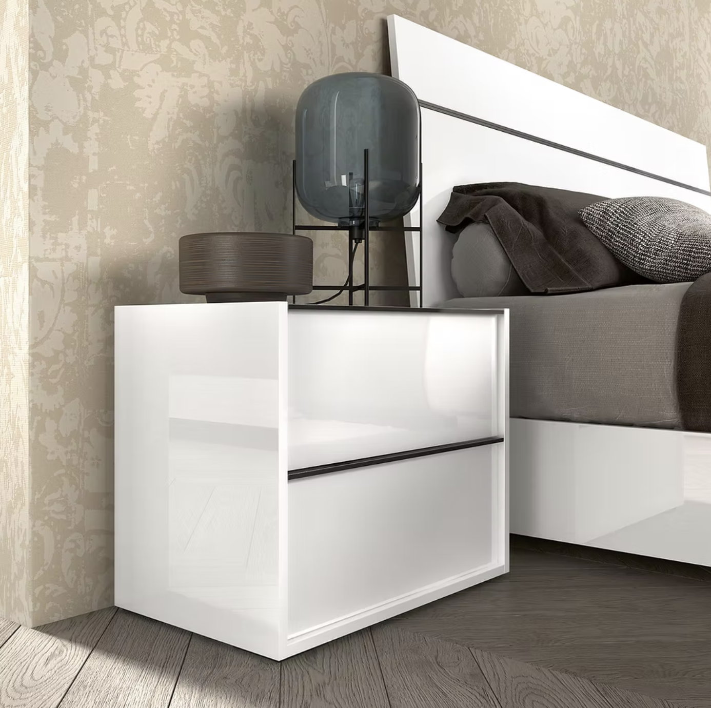 5pcs Luna Italian Bedroom Set