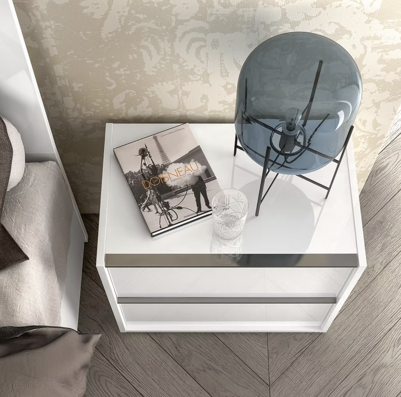 5pcs Luna Italian Bedroom Set