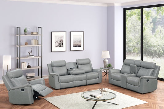 3PC  Gray Sofia10 - Reclining Set