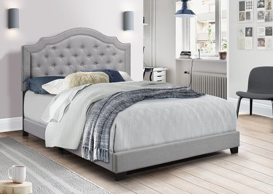 Starbed Gray Linen Bed Frame