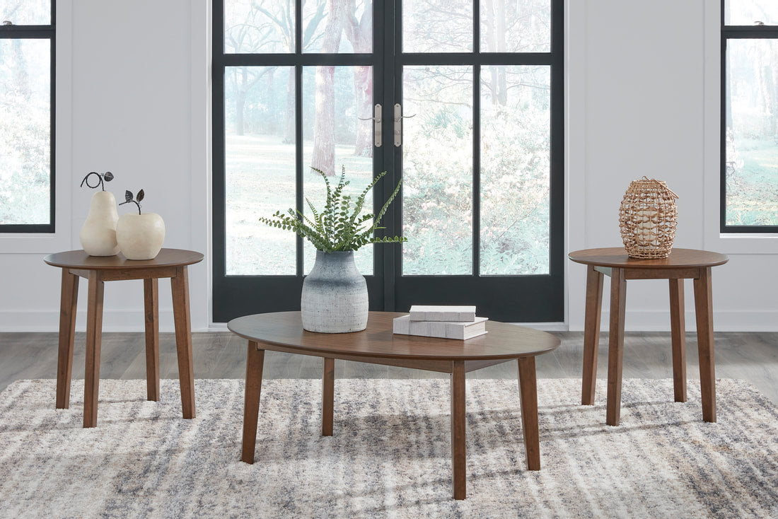 T155-13 Brown Occasional Tables