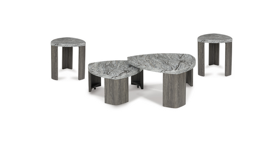 T600 Gray Occasional Table Set
