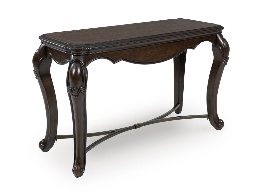 T617-4 Dark Brown Sofa Table