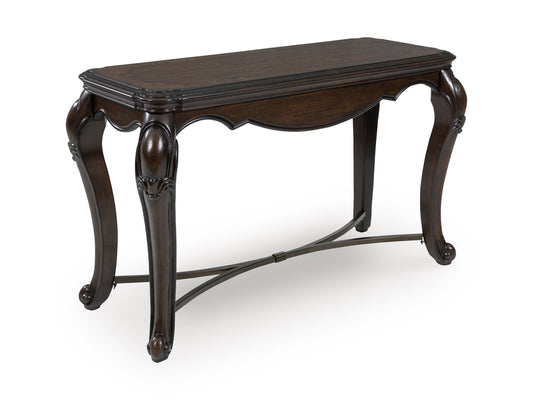 T617-4 Dark Brown Sofa Table