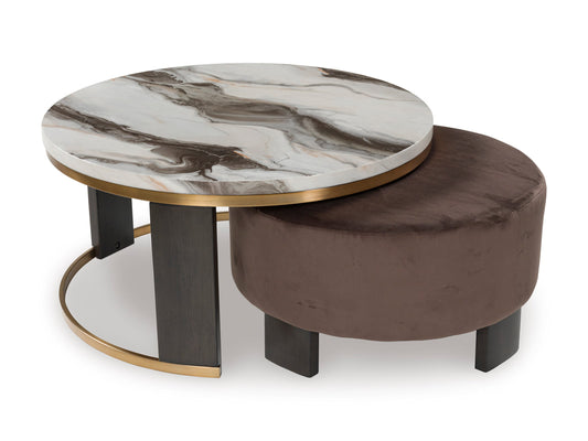 T671-22 Brown Cocktail Tables