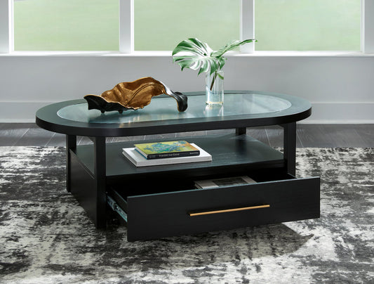 T786-0 Black Cocktail Table