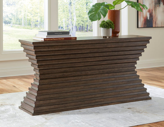 T821-4 Warm Brown Sofa Table