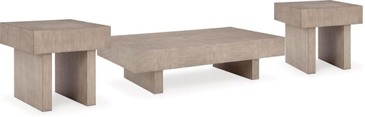 T922 Light Grayish Brown Occasional Table Set