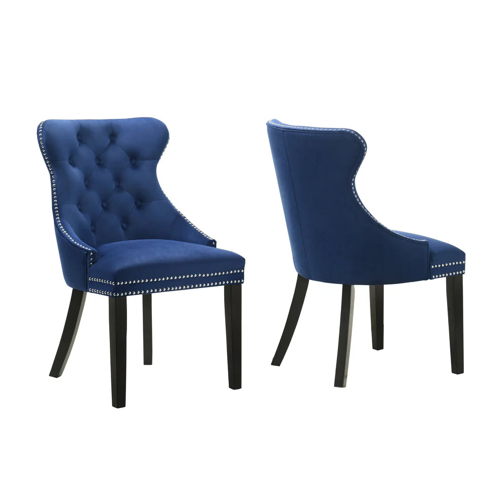 Paro Dining Set Blue Only Chairs