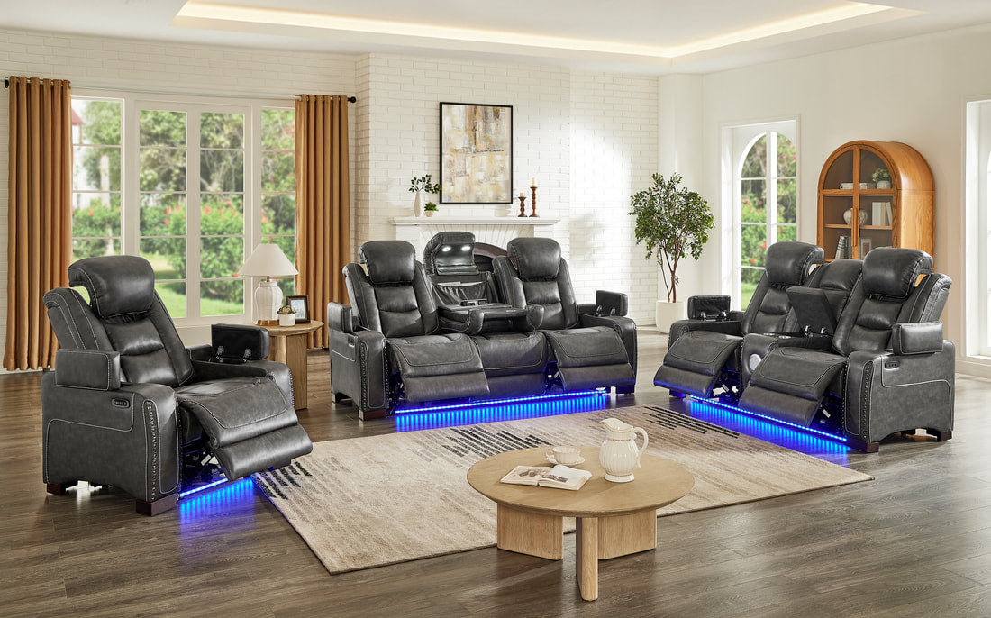 Tesla 3PC Power Reclining Set