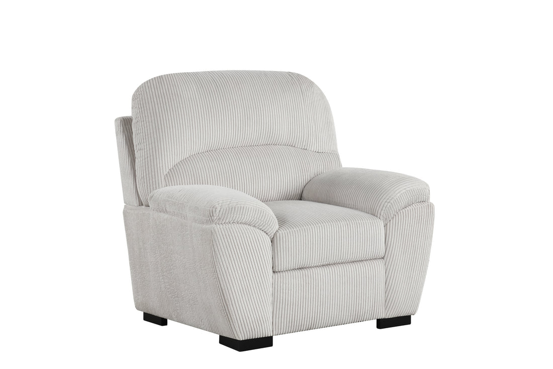 Tiffany20 White 2PC or 3PC Sofa & Loveseat Set
