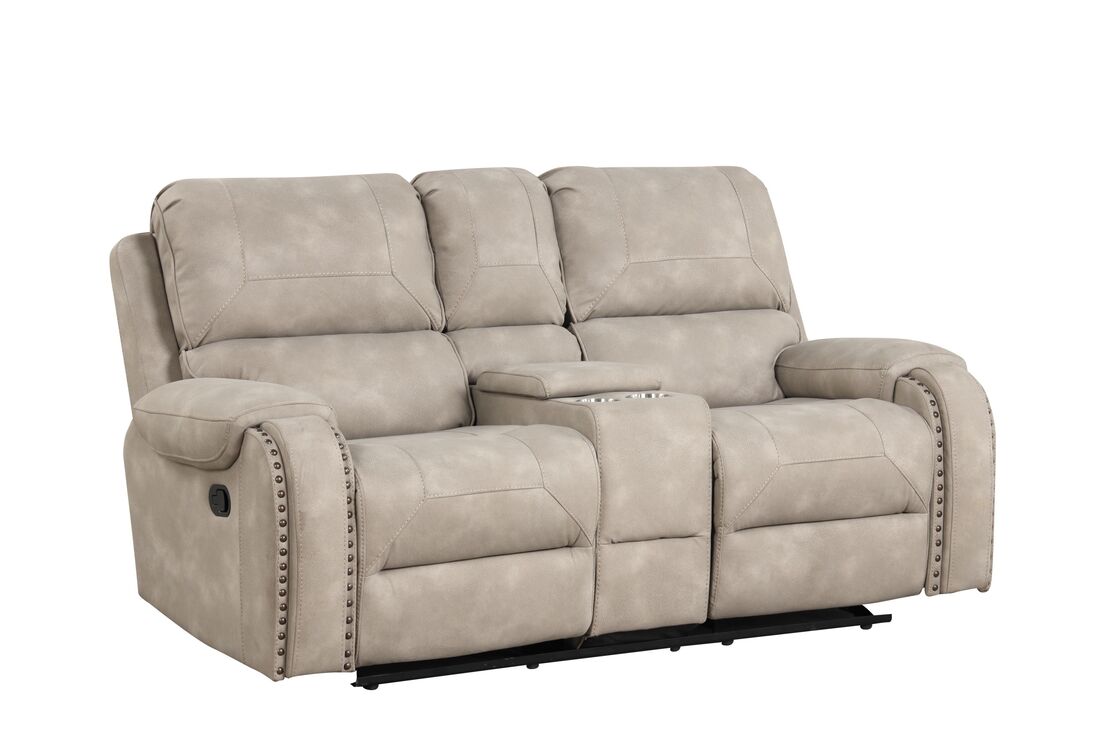 3pcs Titan Stone Palomino Reclining Sofa Set