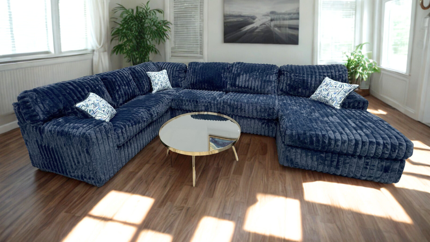 S319 Austin Blue Sectional