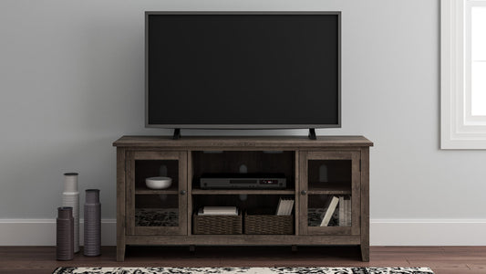 W275-68 Large Gray TV Stand  60"L