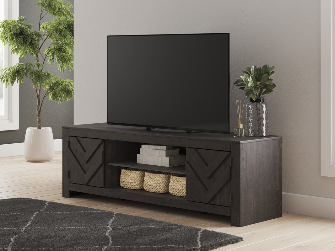 W3789-68 Black TV Stand 70