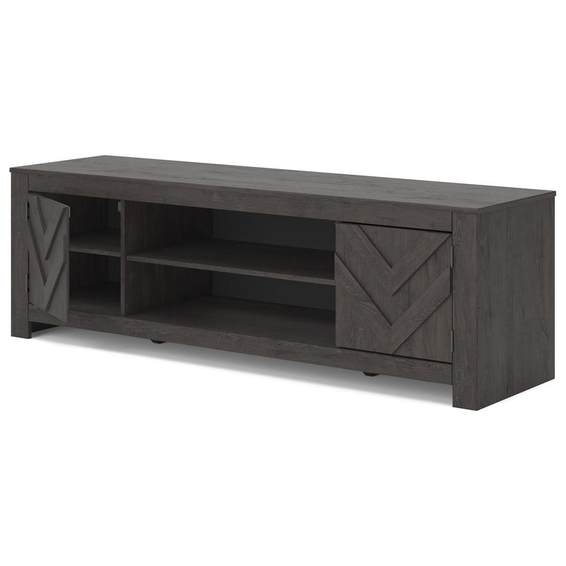 W3789-68 Black TV Stand 70