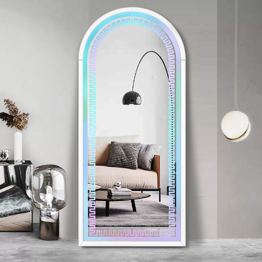 A4 Floor Mirror with LED & Bluetooth Speaker