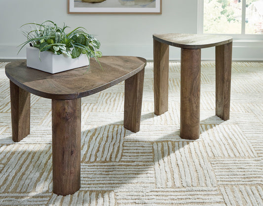 2pcs A4000604 Accent Cocktail Table Set