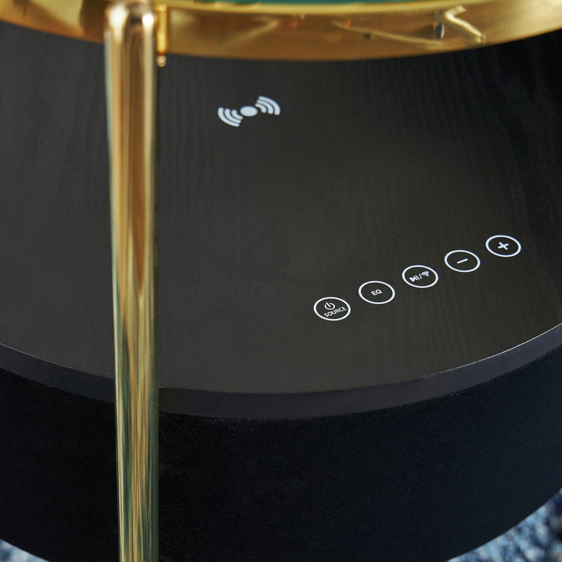 A4000669 Accent Table with Speaker & Charging Pad
