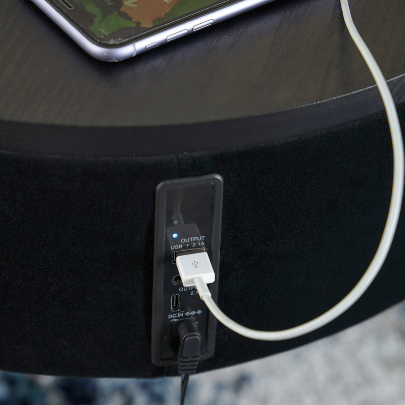 A4000669 Accent Table with Speaker & Charging Pad