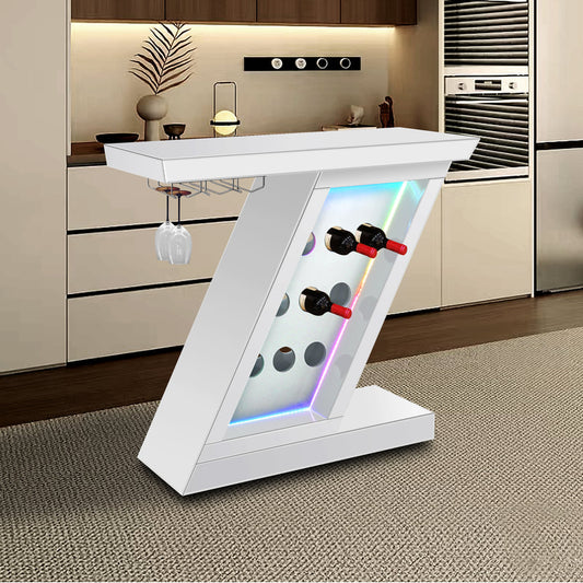 A40 Bar Table with Wine Storage