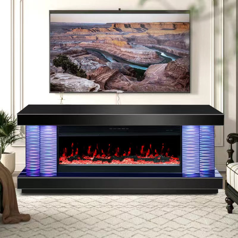 A89 TV Stand with Fireplace