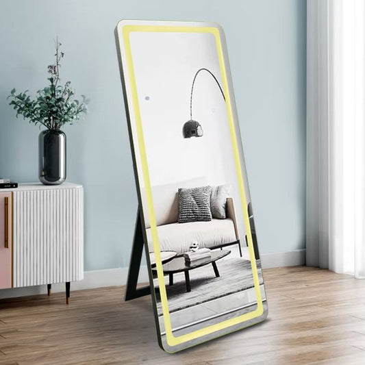 A9 Floor Mirror with LED & Bluetooth Speaker