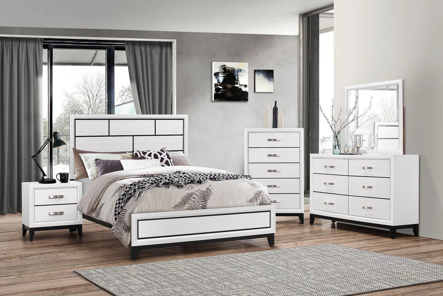 akerson chalk panel bedroom