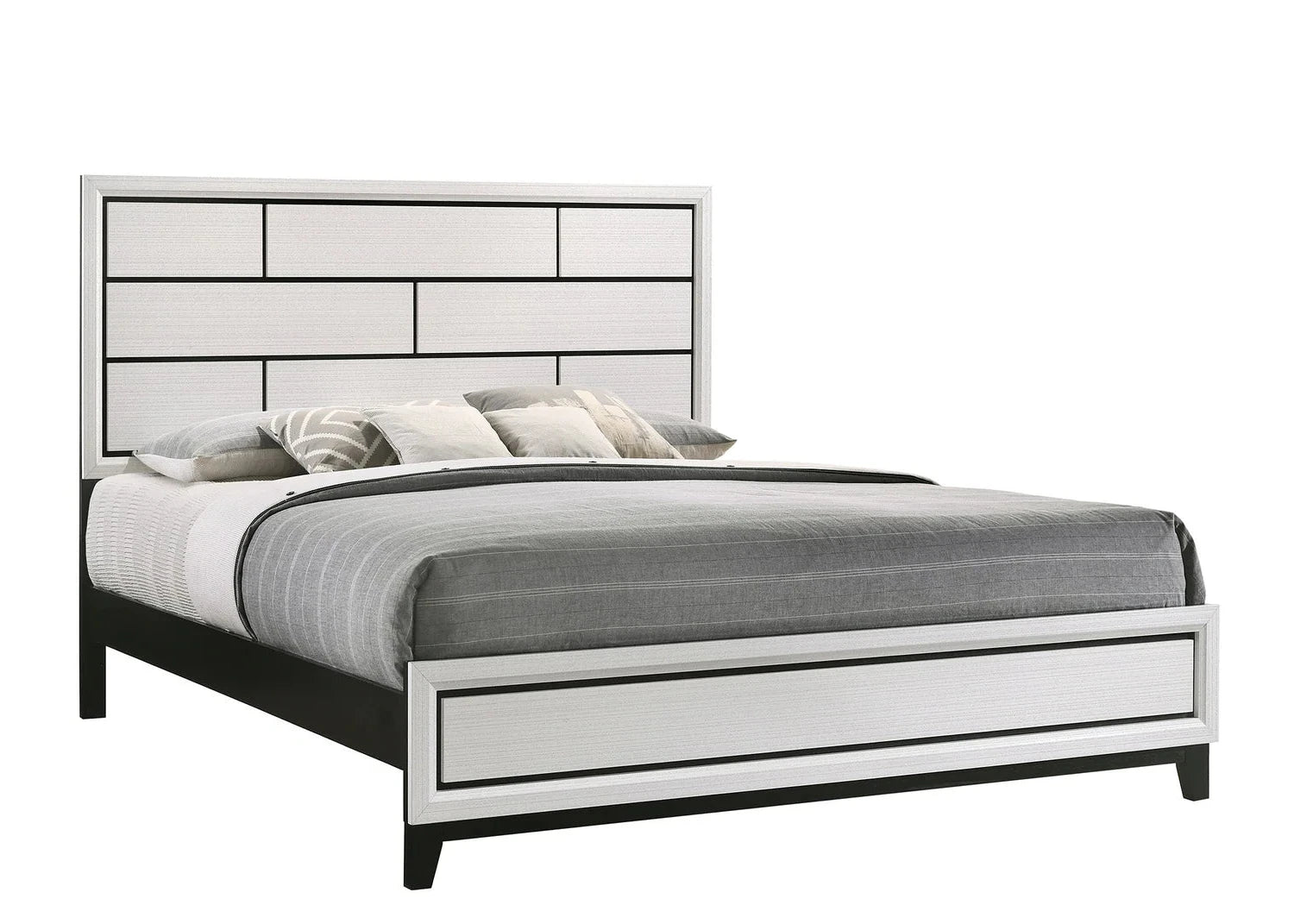 akerson chalk panel bedroom set