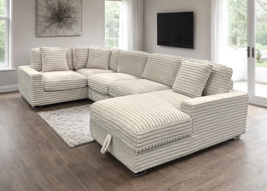 Alisson Beige Oversized Sectional