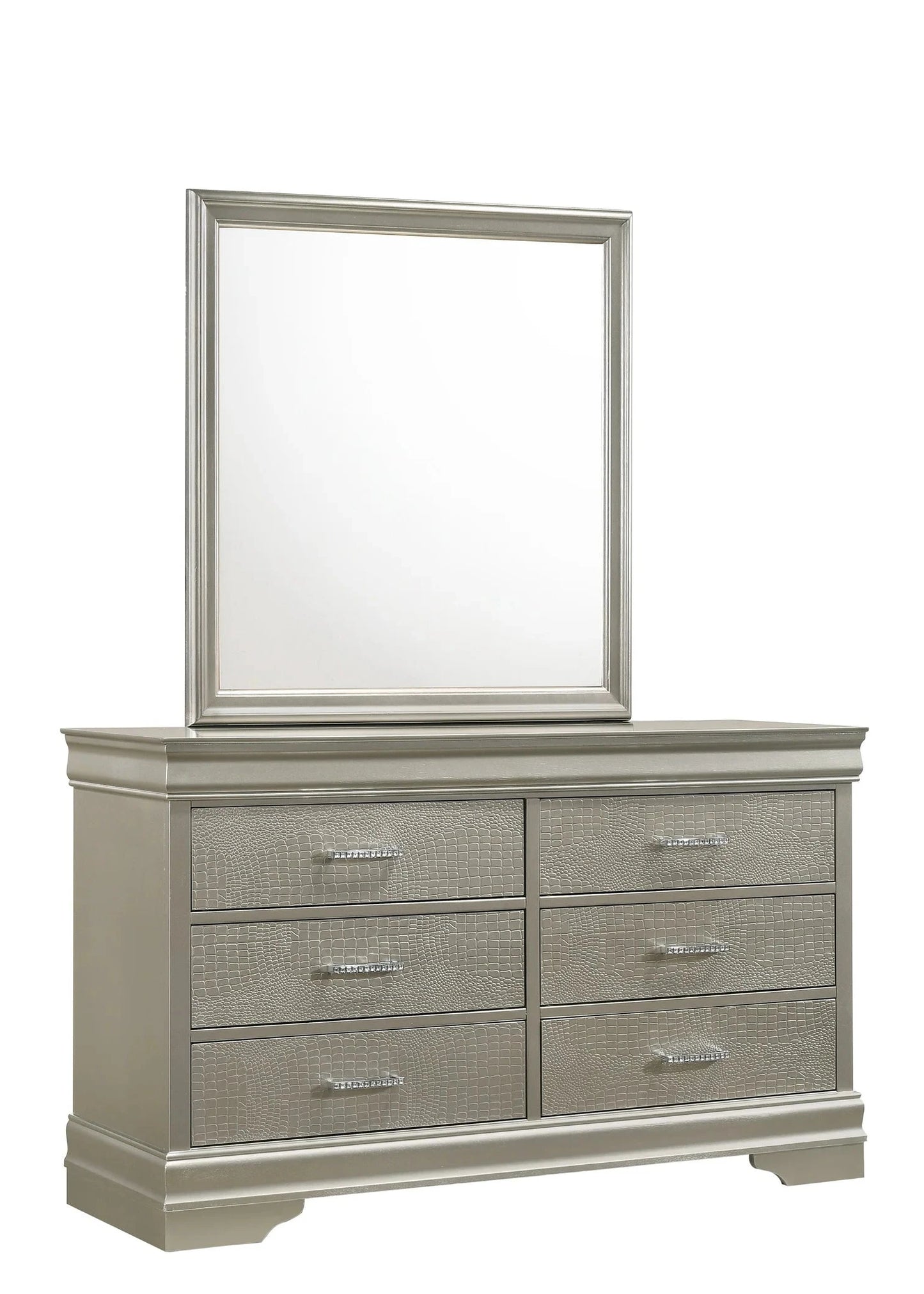 amalia silver panel youth bedroom set set