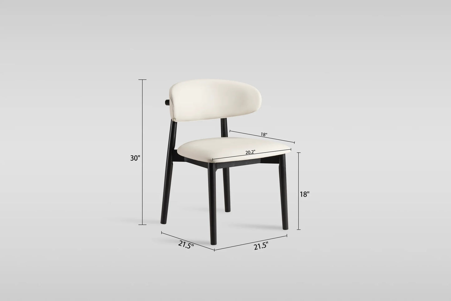 D1550 Dimi (Clear Glass/Black) Dining Set