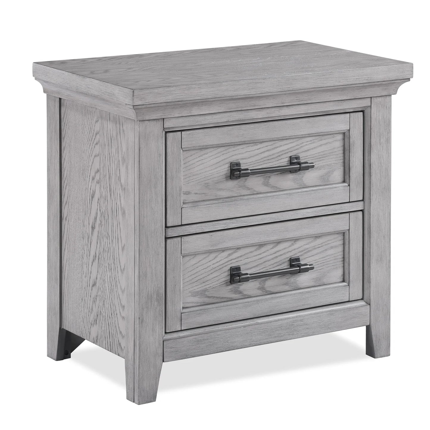 5pcs Beckett Grey Wood Finish Bedroom Set