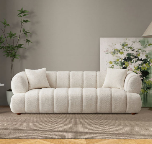 Clerance - Ranger Cream Boucle Sofa