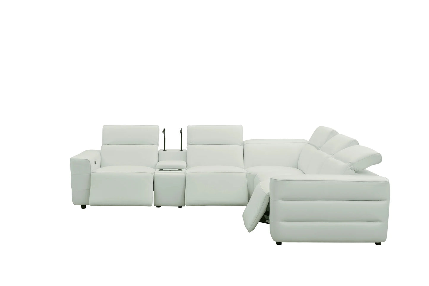 MI-2520 Holly (White) 6pcs Reclining Sectional