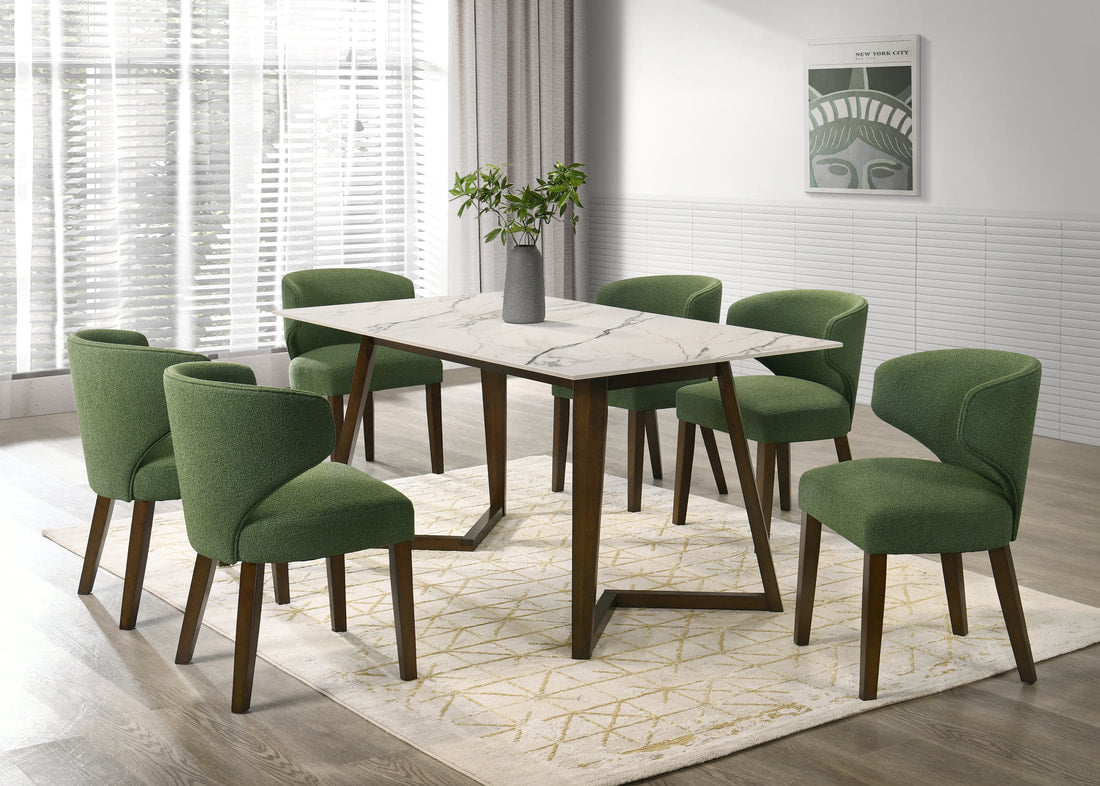 7pcs CAVA20 Green Dining Set