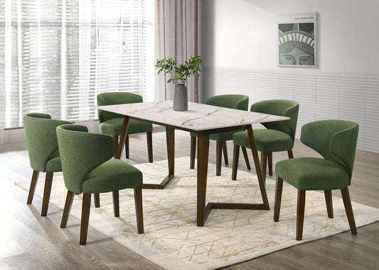 7pcs CAVA20 Green Dining Set