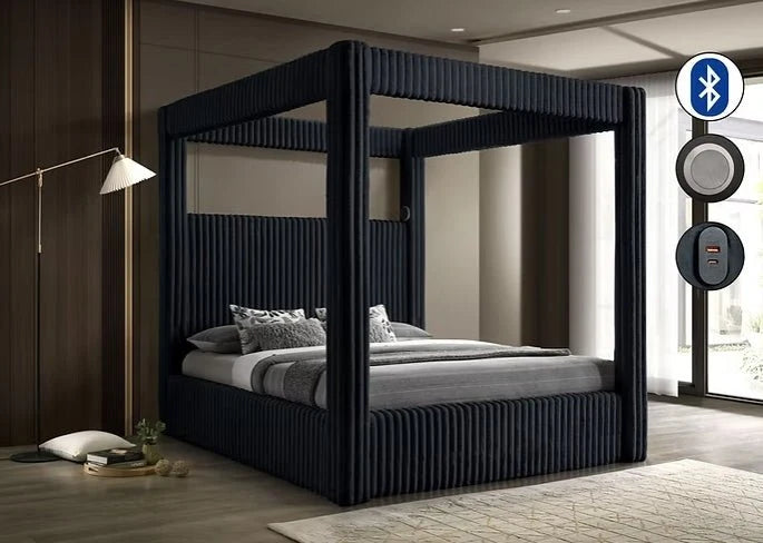 B9013 Atlam w/Henley (Black) Bedroom Set