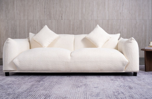 Clerance Marshall Cream Boucle Sofa