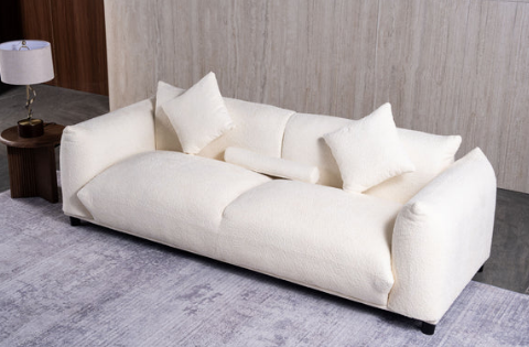 Clerance Marshall Cream Boucle Sofa