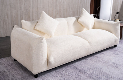 Clerance Marshall Cream Boucle Sofa