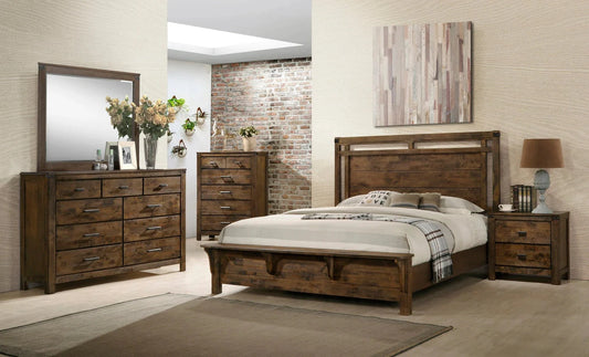 curtis brown panel bedroom set 