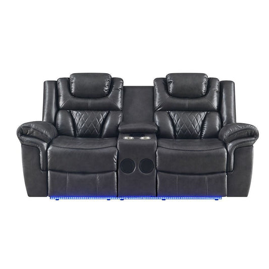 S2020 Party Time (Grey) - Loveseat