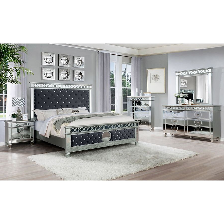 B1852 Bella (Grey Velvet) - Queen 5pcs
