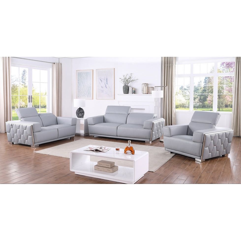 MI-1245 Hexor (LT. Blue) - Sofa