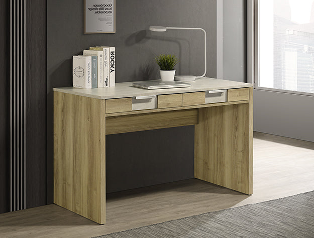 B6832-desk Rangley Writing Driftwood Desk
