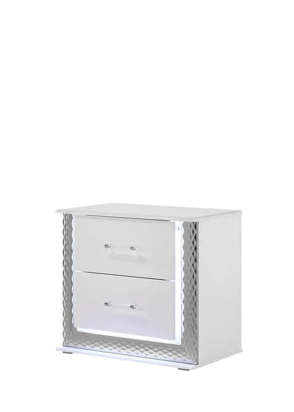 5pcs B79 Dina LED White Bedroom Set